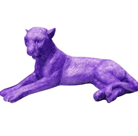 Polyester Panther Statue, Modern Animal Sculpture, Leopard Figurine, Leopard Statue, Panther Sculpture, Decorative Leopard Sculpture