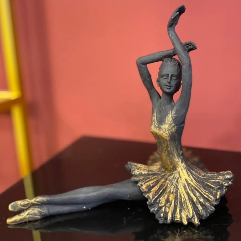 Handcrafted Ballet Dancer Statue, Ballerina Sculpture, Ballet Dancer Tabletop Decoration, Decorative Ballerina Figurine Gift, Ballet Decor, Ballerina Decor, Ballerina Statue
