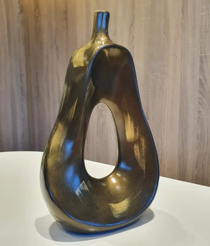 Modern Abstract Pear Statue, Pear Decor Statue, Minimalist Pear Statue, Abstract Fruit Statue, Abstract Pear Shape for Decor, Pear Sculpture