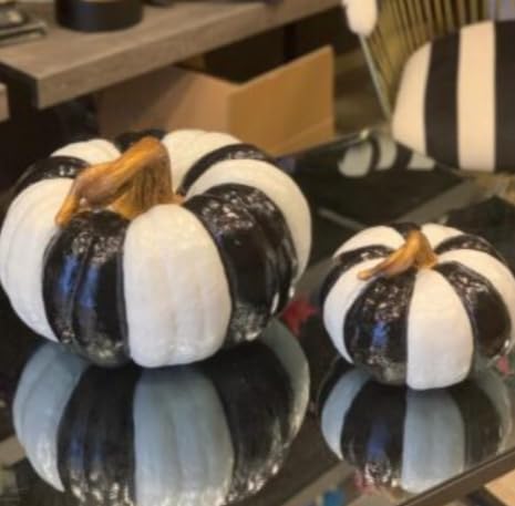 Decorative Pumpkin Set or Single, Autumn Home Decoration, Pumpkin Decor, Halloween Centerpiece, Autumn Home Decor, Elegant Fall Decoration, Pumpkin Sculpture, Pumpkin Statue