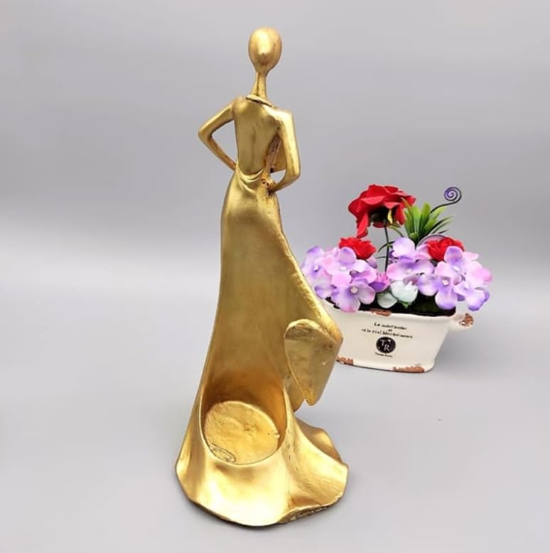 Elegant Woman Wine Rack Sculpture, Lady Wine Holder Statue, Woman Wine Rack, Modern Woman Sculpture Wine Rack, Artistic Bar Decor