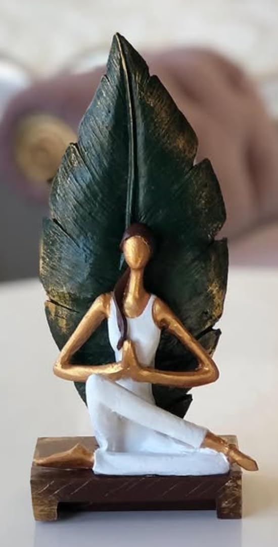 Yoga Girl Sculpture, Meditation Figurine, Yoga Lover Gift, Yoga Decor Accent, Decor Art Sculpture, Yoga Girl Decor, Yoga Girl Statue, Yoga Girl Object, Yoga Girl Figurine