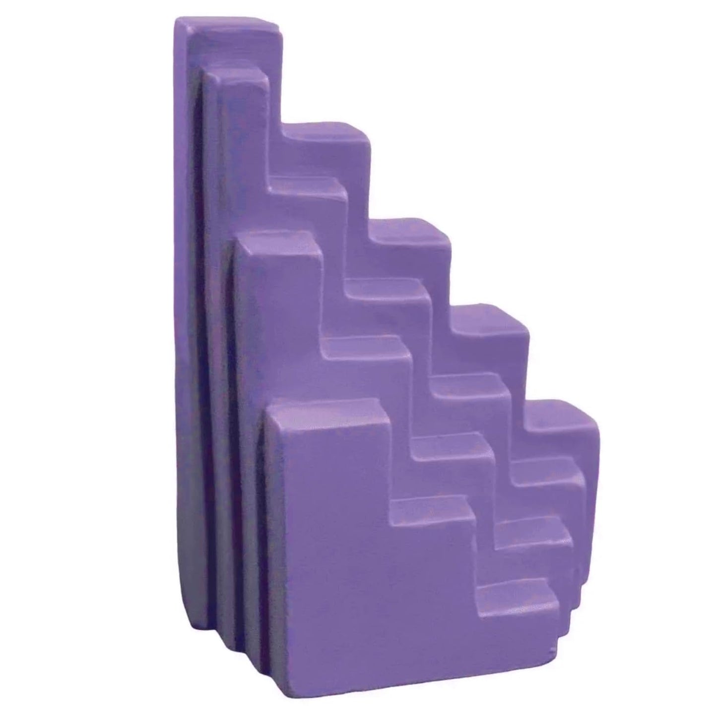 Abstrakte Treppenskulptur, Modernes geometrisches Dekor, minimalistische treppenförmige Statue, dekorative Wohnakzente, skandinavisches Design, Treppenbuchstütze