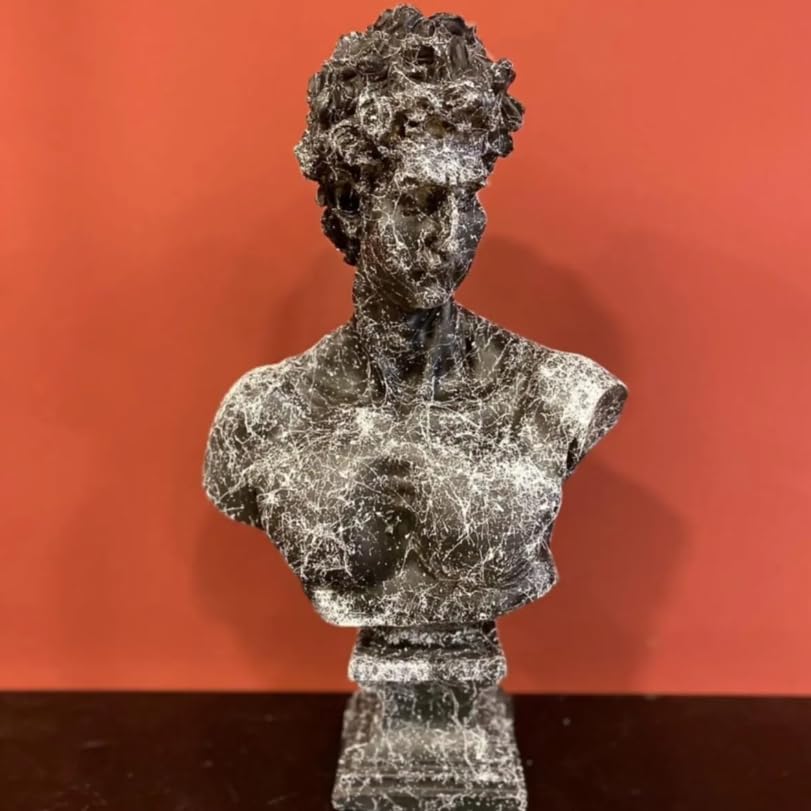 David Bust Decorative Sculpture, Greek Statue Decor, Abstract Classical Bust Statue, Modern Art Sculpture, David Bust, David Sculpture, David Bust Decor, David Statue