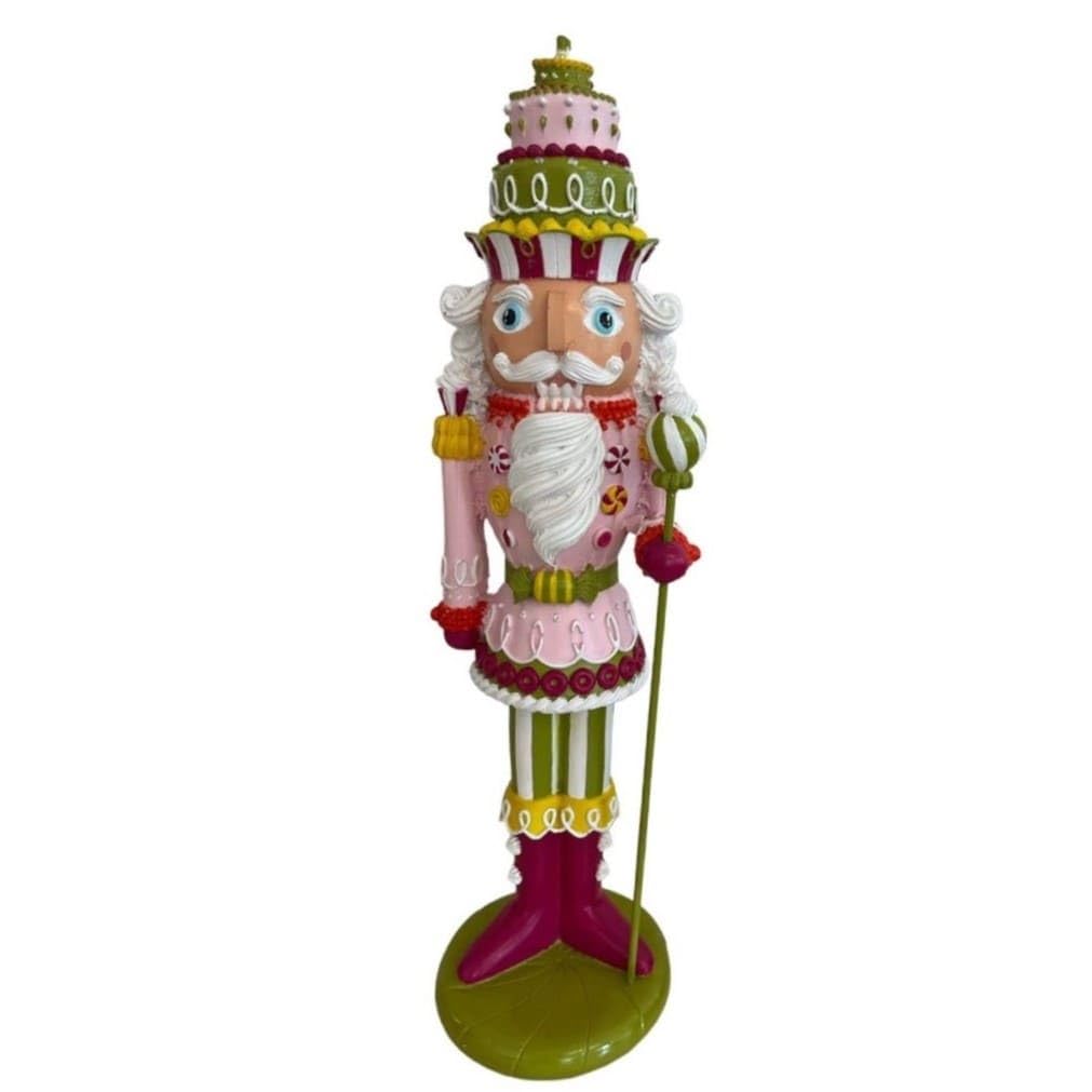 Christmas Nutcracker Soldier Figurine, Colorful Nutcracker Soldier, Festive Nutcracker Statue, Soldier Pastry Maker, Nutcracker Sculpture, Nutcracker Figurine, Nutcracker Soldier Sculpture