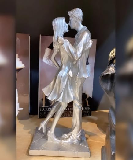 Dancing Couple Sculpture, Romantic Couple Figurine, Anniversary Gift Figurine, Handcrafted Love Couple Statue, Love Couple Sculpture, Love Couple Figurine, Love Couple Statue