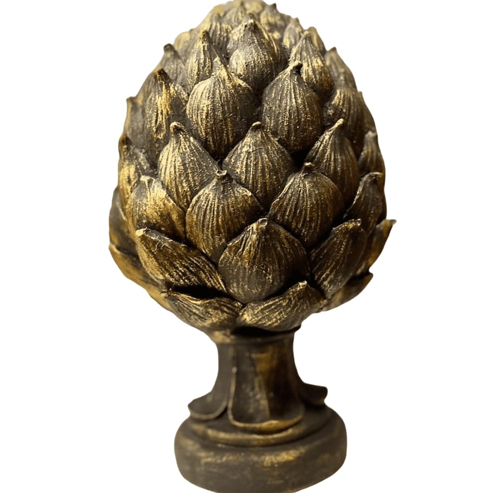 Decorative Artichoke Sculpture, Elegant Artichoke Decor, Polyester Artichoke Sculpture, Artichoke Statue, Polyester Artichoke Statue
