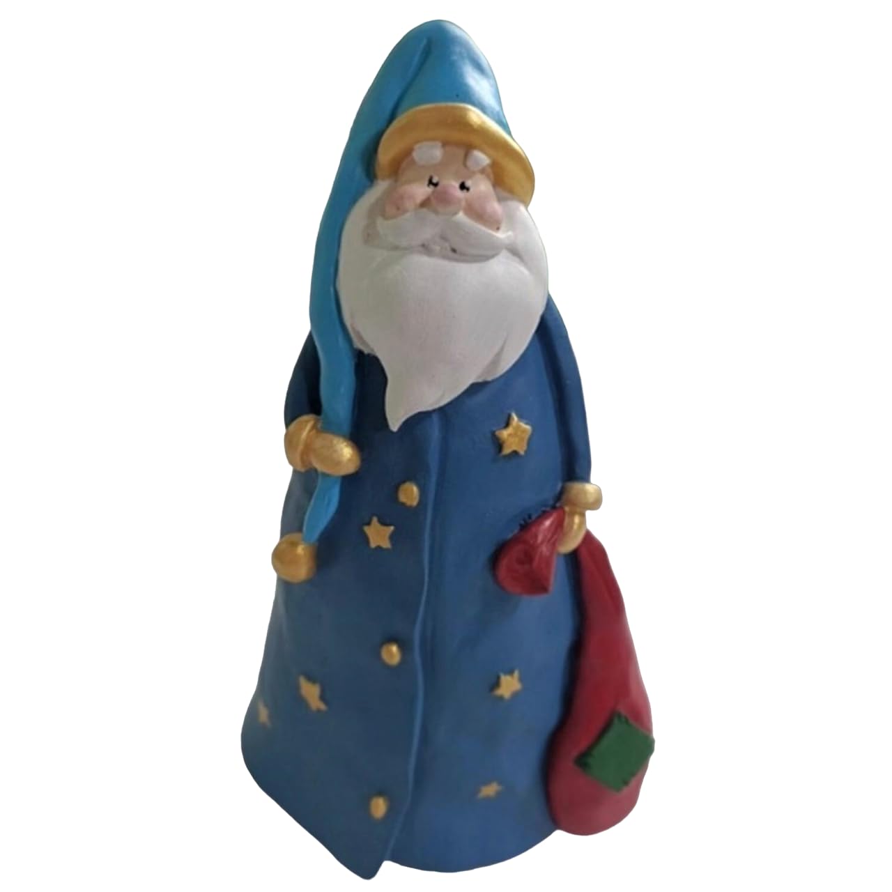 Christmas Santa Statue, Hand-Painted Santa Claus figurine, Christmas Decor, Christmas Holiday Decor, Christmas Santa Sculpture, Santa Decor, Christmas Santa Decor