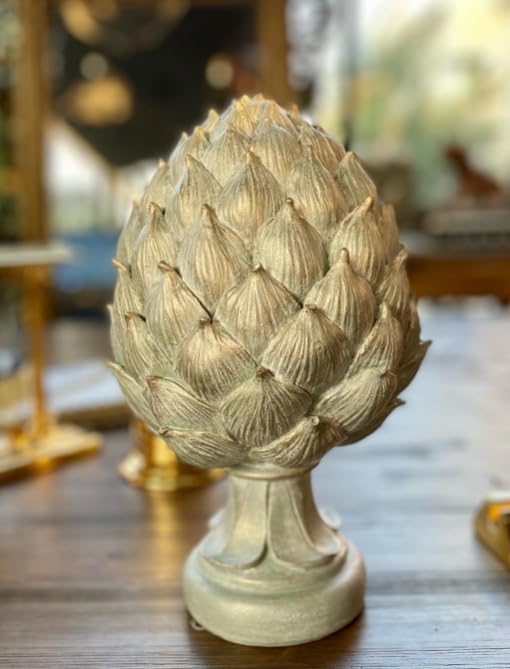Decorative Artichoke Sculpture, Elegant Artichoke Decor, Polyester Artichoke Sculpture, Artichoke Statue, Polyester Artichoke Statue