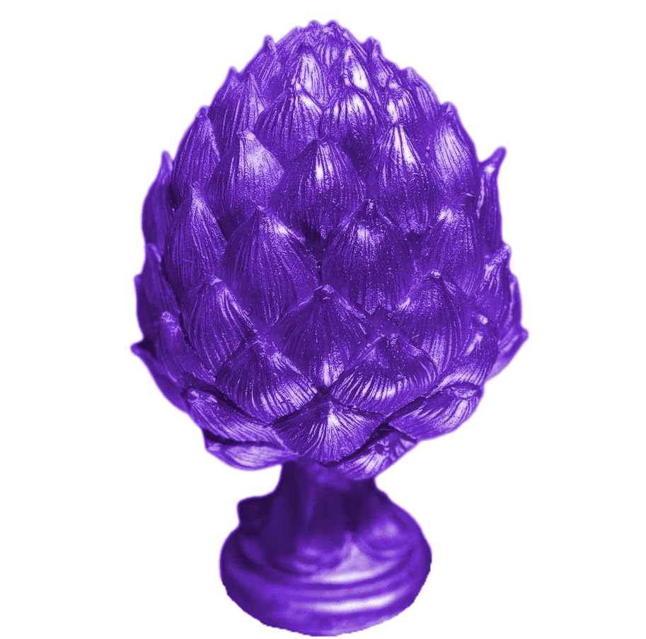 Decorative Artichoke Sculpture, Elegant Artichoke Decor, Polyester Artichoke Sculpture, Artichoke Statue, Polyester Artichoke Statue
