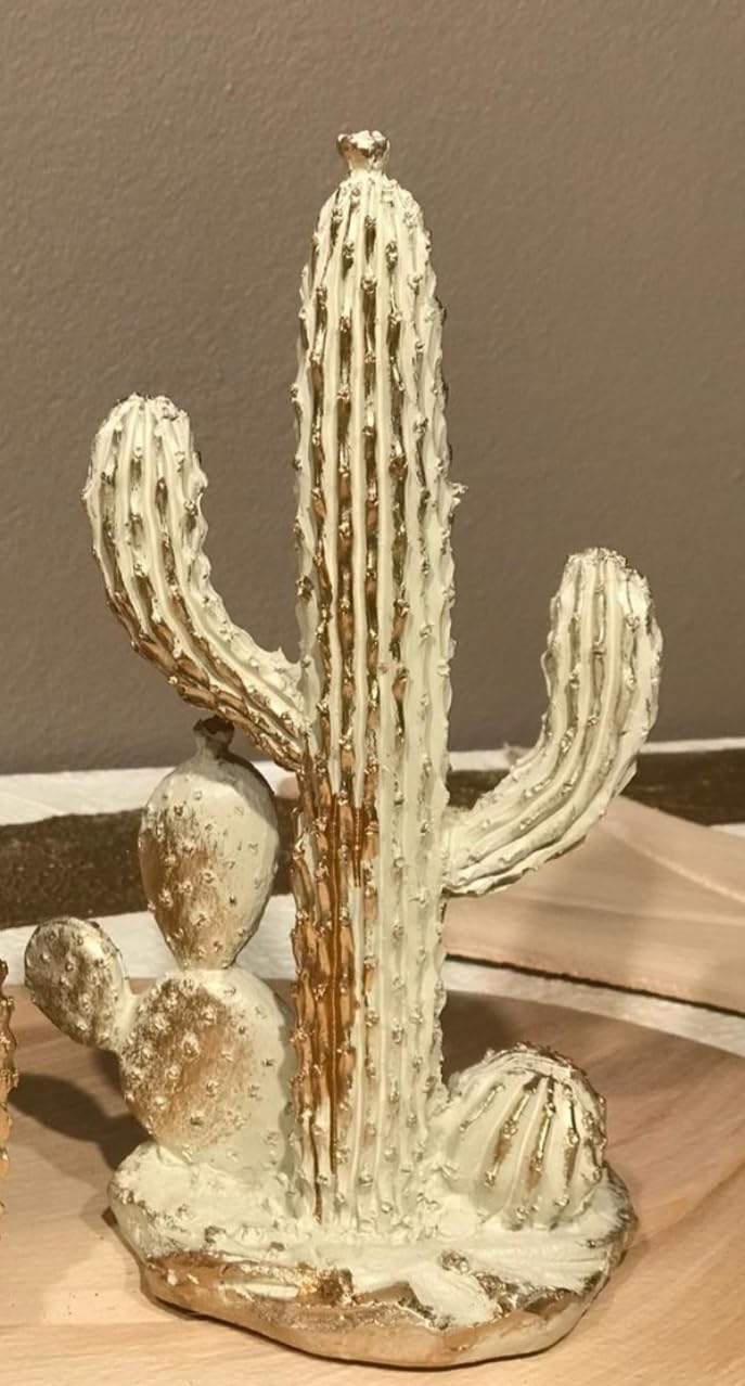 Decorative Cactus Statue, Polyester Cactus Decor, Cactus Statue, Cactus Home Decor, Artificial Cactus Art, Cactus Table Decor, Cactus Decor