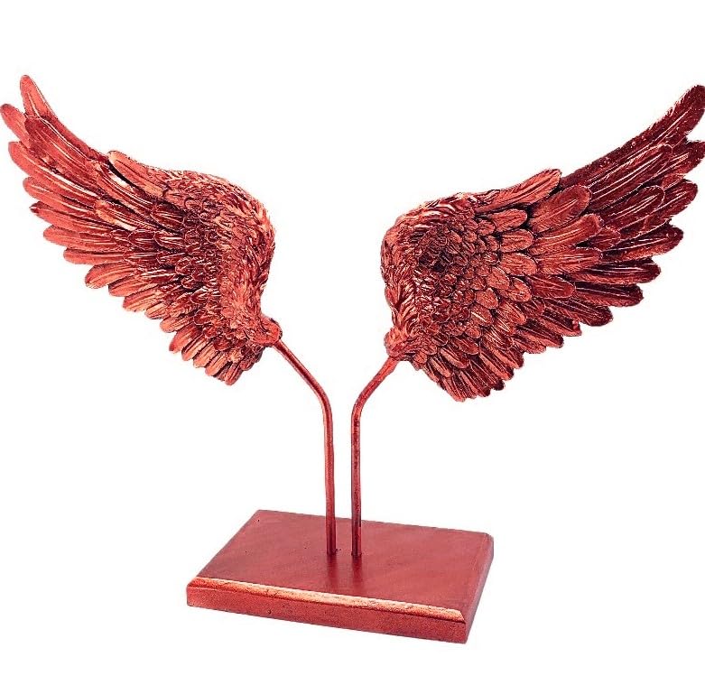 Angel Wings Sculpture, Decorative Wing Art, Wing Decor Accent, Angel Wings Desk Decor, Home Decor Gift, Angel Wings Sculpture
