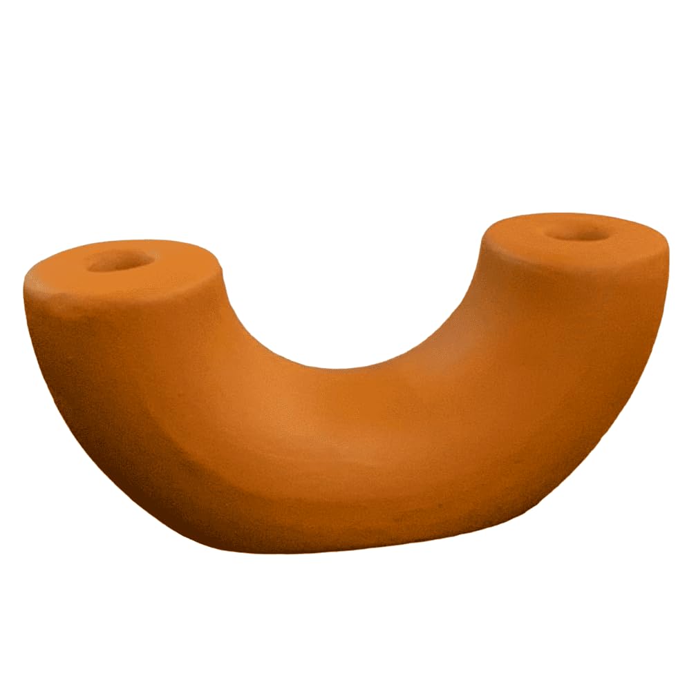 Ceramic U-shaped Sculpture, Handmade Ceramic Decor, Decorative Art Object, Home Accents, Minimalist Tabletop Art Decor, Shaped Sculpture, Shaped Vase, Tabletop Vase