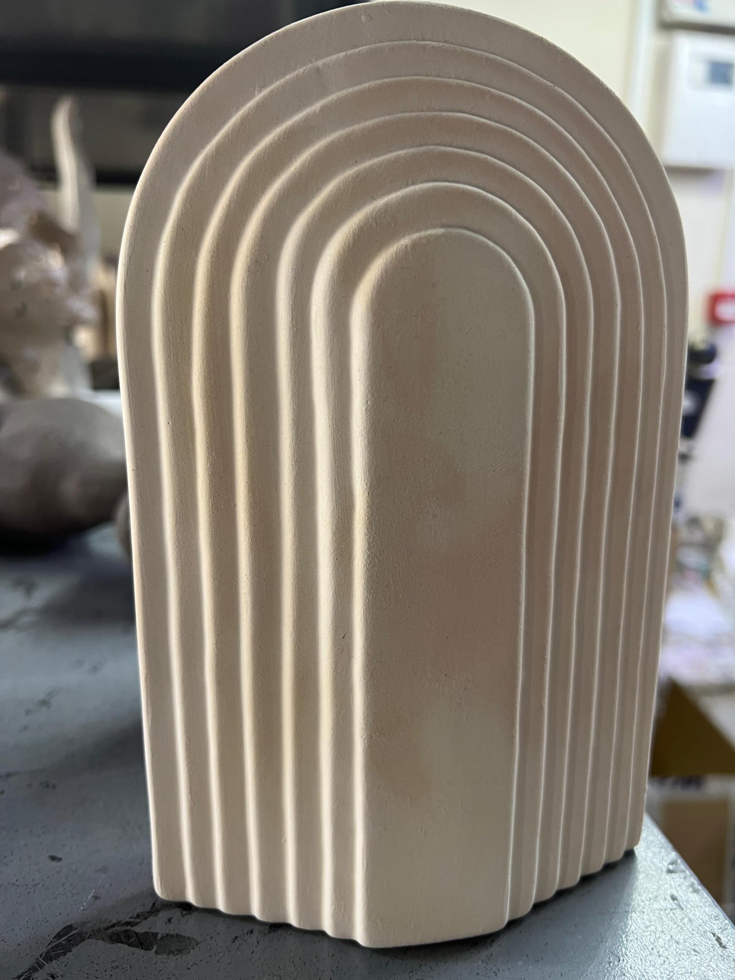 Ceramic Arch Statue, Boho Arch Sculpture, Nordic Style Home Decor, Modern Geometric Decor, Ceramic Bookends, Modern Bookends, Bookshelf Decor, Modern Bookends Gift
