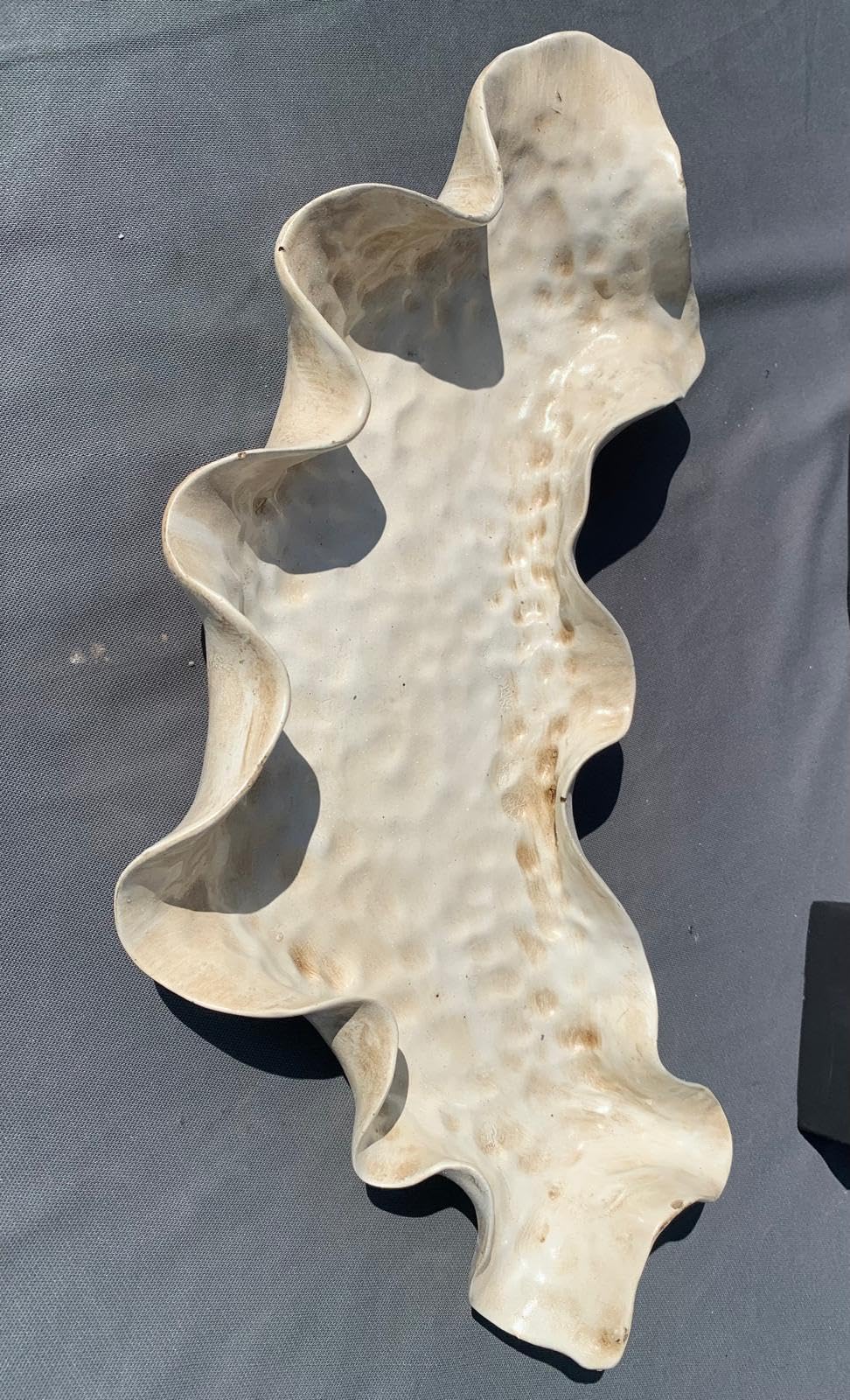 Wavy Edge Decorative Tray Set, Wavy Edge Tray, Modern Decorative Bowl, Unique Centerpiece Tray, Stylish Catch All Tray, Wavy Design Bowl, Modern Art Decor, Wavy Art Decor