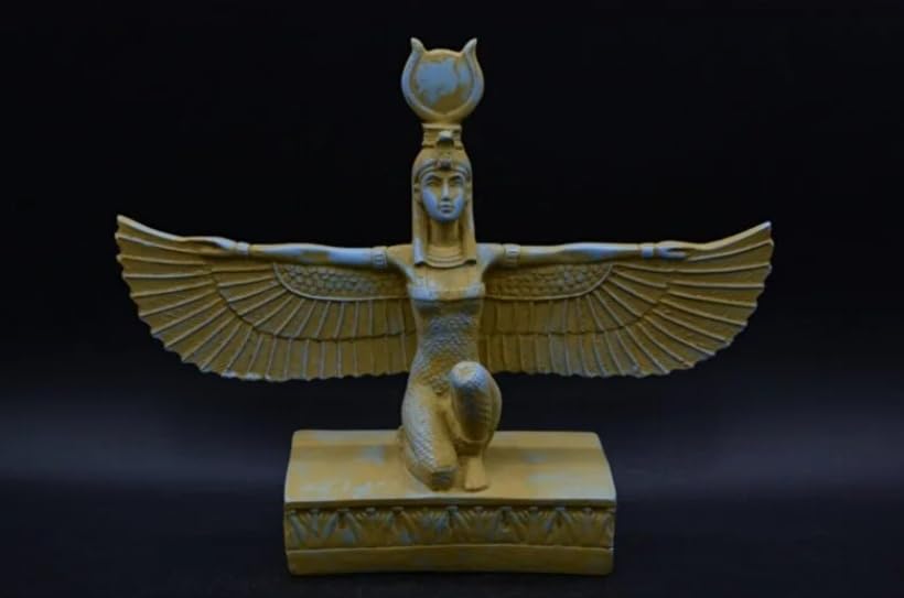Egyptian Goddess Isis Sculpture, Isis Statue, Winged Isis Goddess Statue, Ancient Egyptian Isis Statue, Handmade Isis Sculpture, Isis Decor