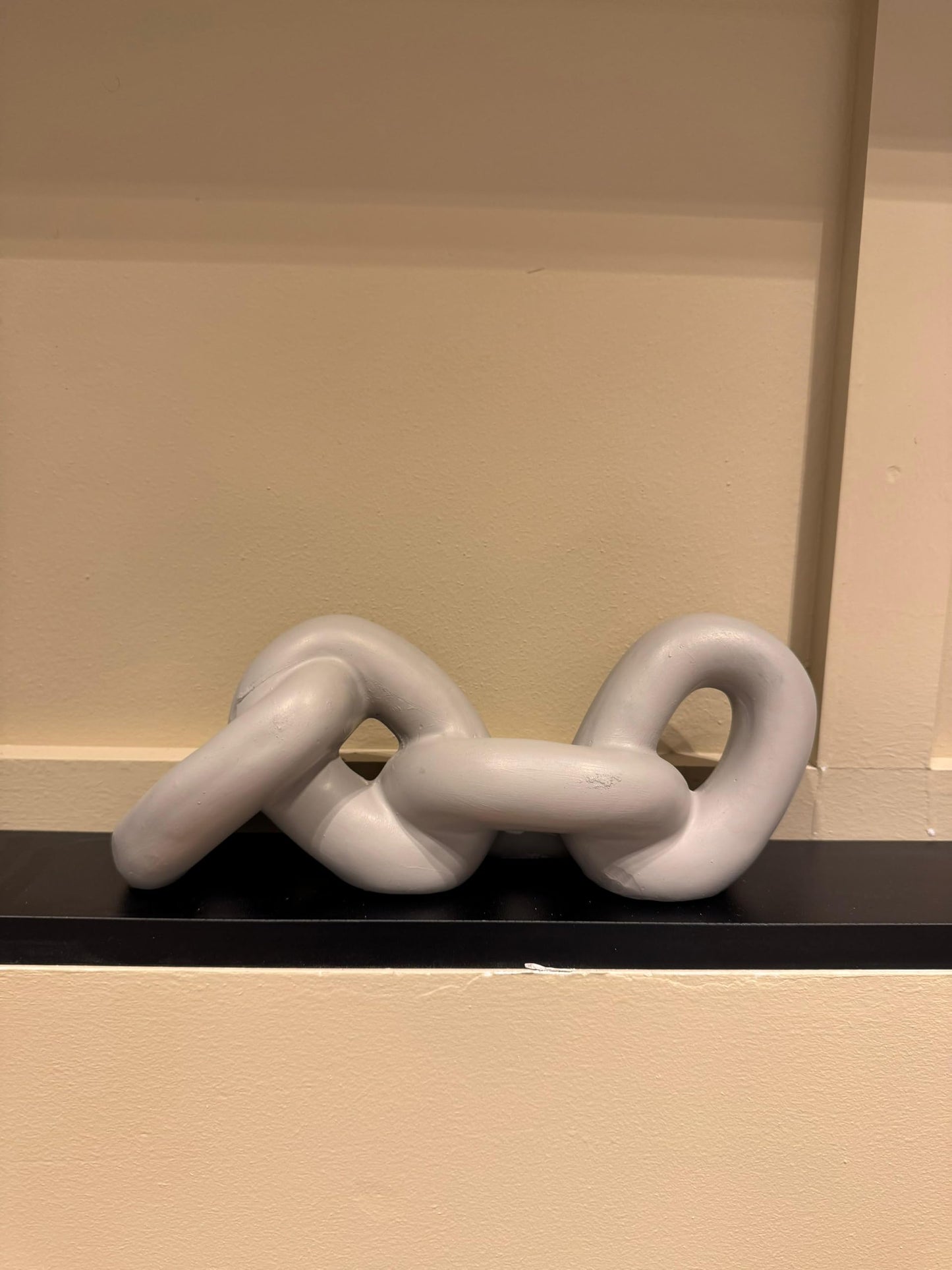 Chain Sculpture, Decorative Chain, Modern Chain Decor, Abstract Chain Art, Home Accent Chain, Table Centerpiece Sculpture, Desk Chain Decor, Desk Chain Sculpture