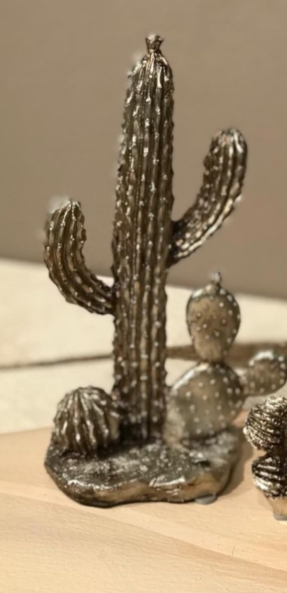 Decorative Cactus Statue, Polyester Cactus Decor, Cactus Statue, Cactus Home Decor, Artificial Cactus Art, Cactus Table Decor, Cactus Decor