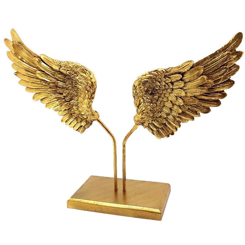 Angel Wings Sculpture, Decorative Wing Art, Wing Decor Accent, Angel Wings Desk Decor, Home Decor Gift, Angel Wings Sculpture