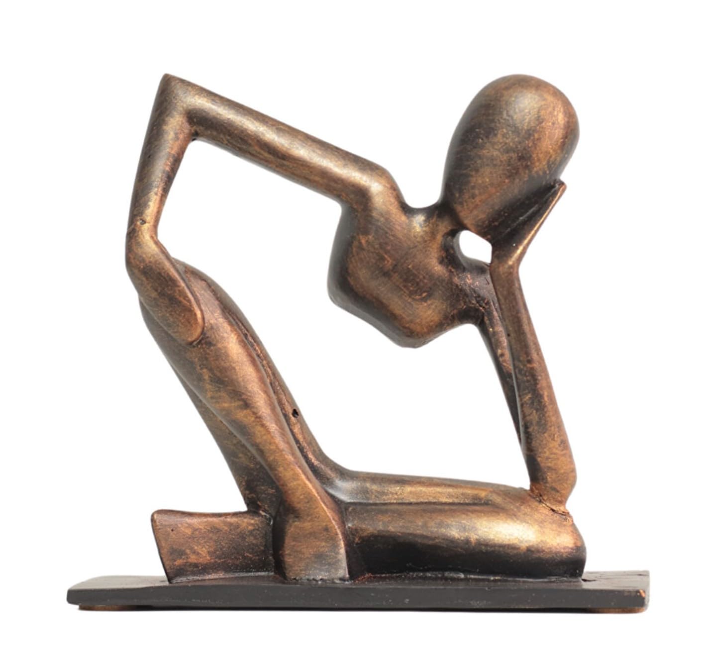 Abstract Thinker Statue, Modern Thinker Statue, Polyester Thinker Figurine, Thinker Man Decor, Thinker Statue, Thinker Sculpture, Thinker Man Sculpture, Thinker Man Statue