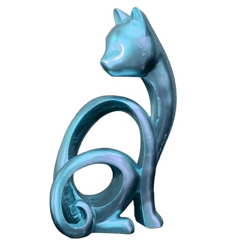 Abstract Cat Sculpture, Minimalist Cat Figurine, Geometric Cat Ornament, Cat Lover Gift, Home Accent, Geometric Cat Statue, Cat Sculpture, Cat Figurine