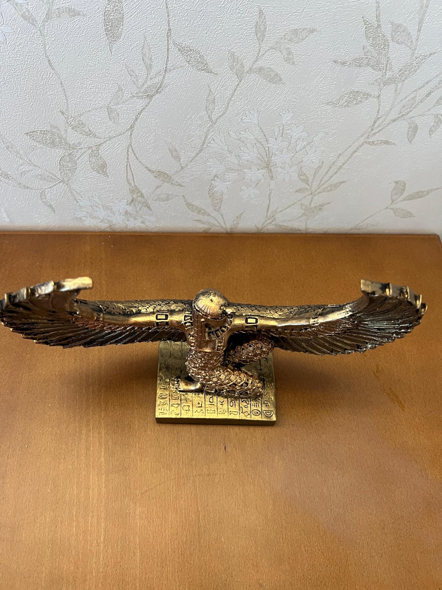 Egyptian Maat Statue with Open Wings, Ancient Egypt Maat Sculpture, Egyptian Winged Maat Figurine, Egyptian Mythology Statue of Maat, Maat Sculpture, Maat Statue, Maat Decor