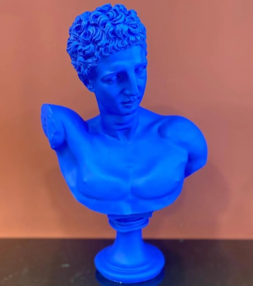 Greek Hermes Bust Statue, Classical Sculpture Bust, Neoclassical Home Decor, Hermes Bust Sculpture, Hermes Bust Figurine, Hermes Bust Decor, Hermes Statue, Hermes Sculpture