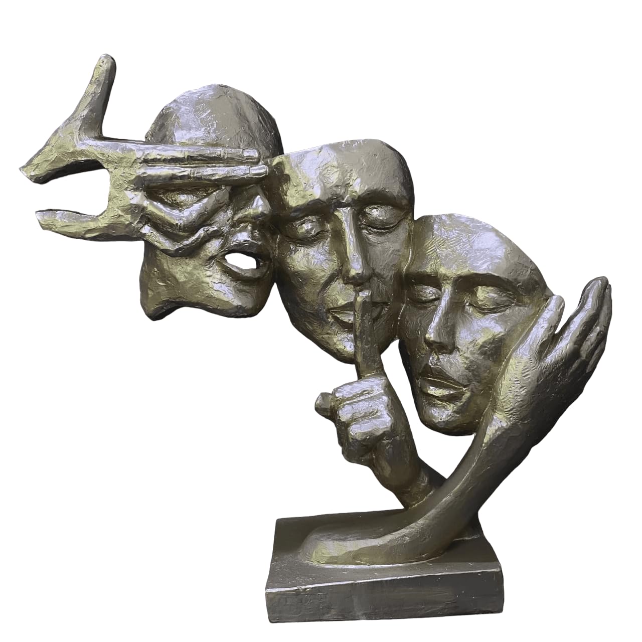 Abstract Three Face Sculpture, Modern Art Decor, Tabletop Statue, Modern Face Sculpture, Face Sculpture, Face Statue, Modern Face Decor, Face Figurine, Modern Face Statue