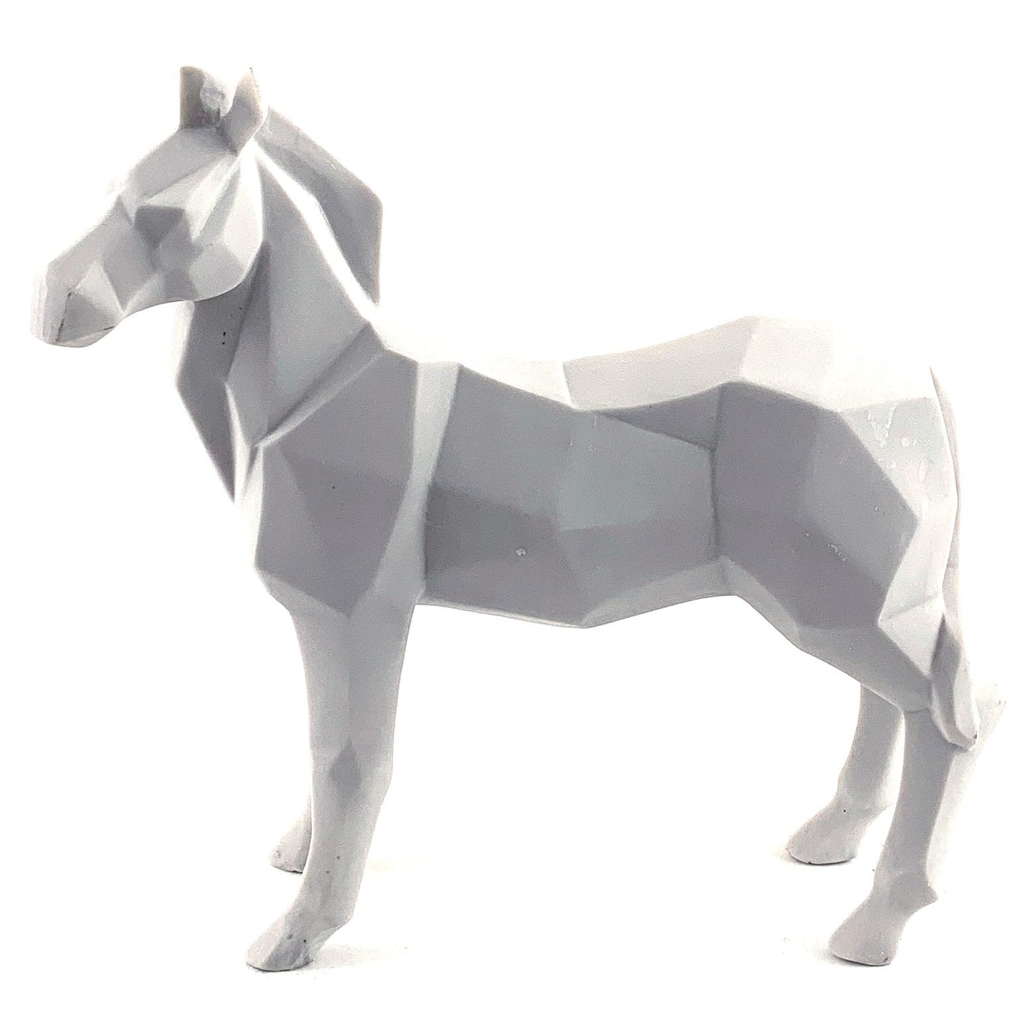 Zebra Statue, Geometric Zebra Sculpture, Cubic Zebra Statue, Abstract Zebra Sculpture, Zebra Figurine with Geometric Style, Zebra Sculpture