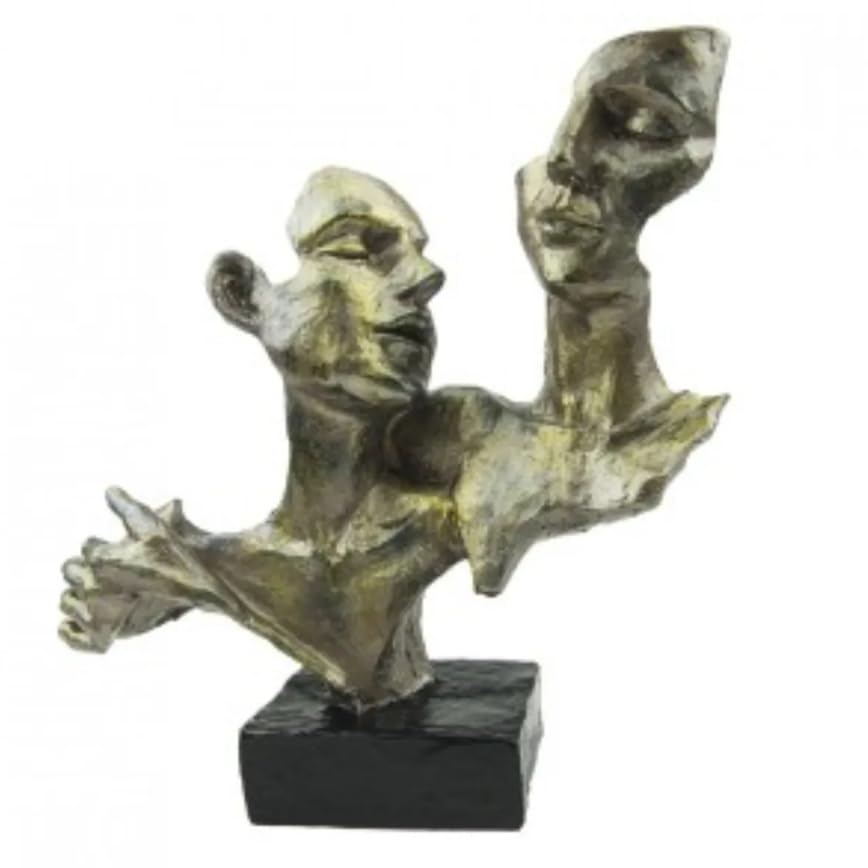 Romantic Couple Sculpture, Abstract Kissing Couple Statue, Anniversary Gift, Love Gift Idea, Couple Decor, Couple Statue, Love Couple Statue, Love Couple Decor
