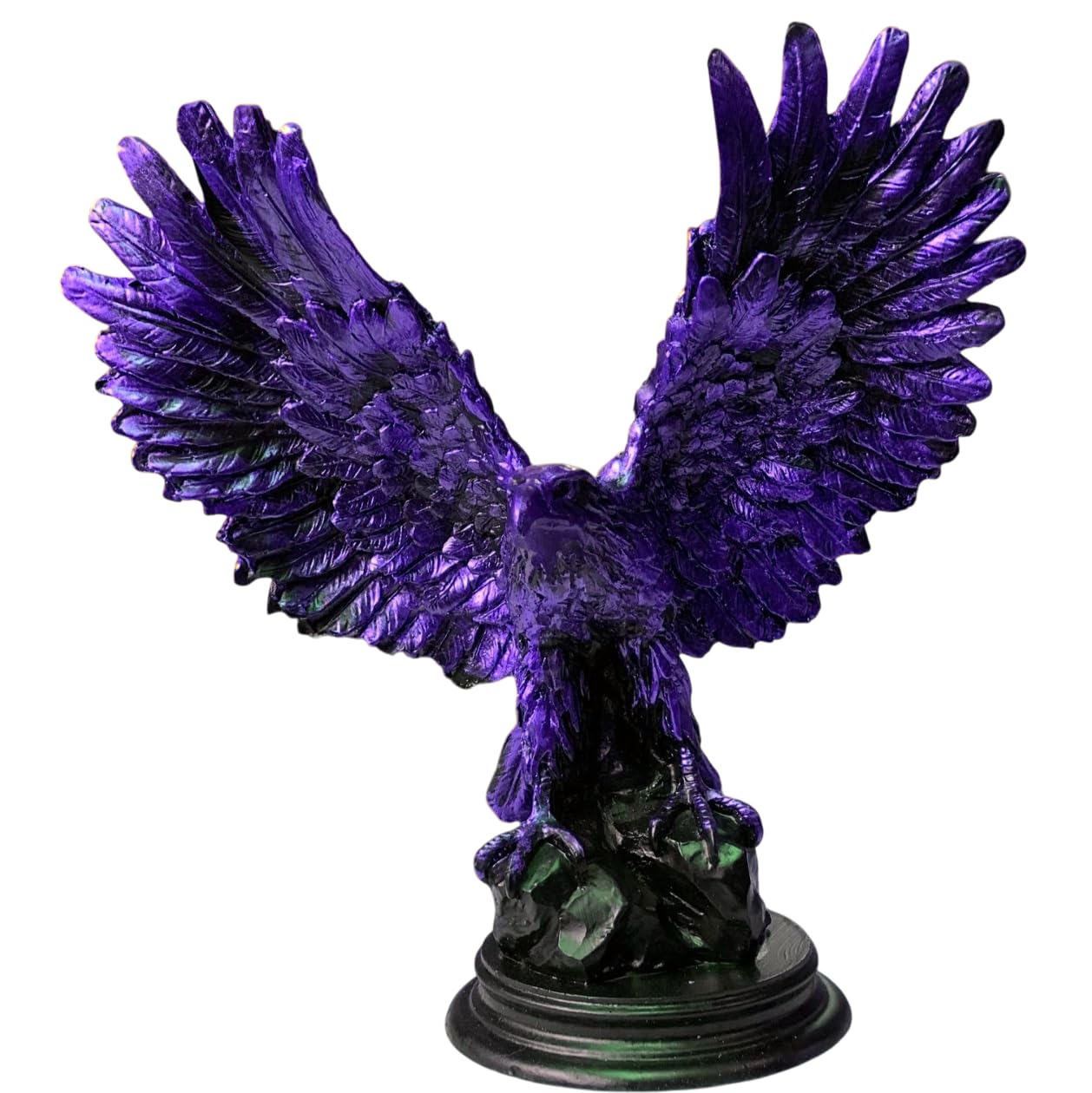 Majestic Eagle Figurine with Open Wings, Eagle Table Statue, Patriotic Eagle Gift, Eagle Figurine Decor, Eagle Statue, Polyester Bird Figure, Eagle Sculpture, Eagle Statue