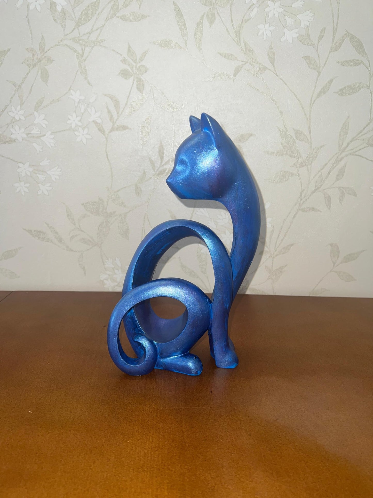 Abstract Cat Sculpture, Minimalist Cat Figurine, Geometric Cat Ornament, Cat Lover Gift, Home Accent, Geometric Cat Statue, Cat Sculpture, Cat Figurine