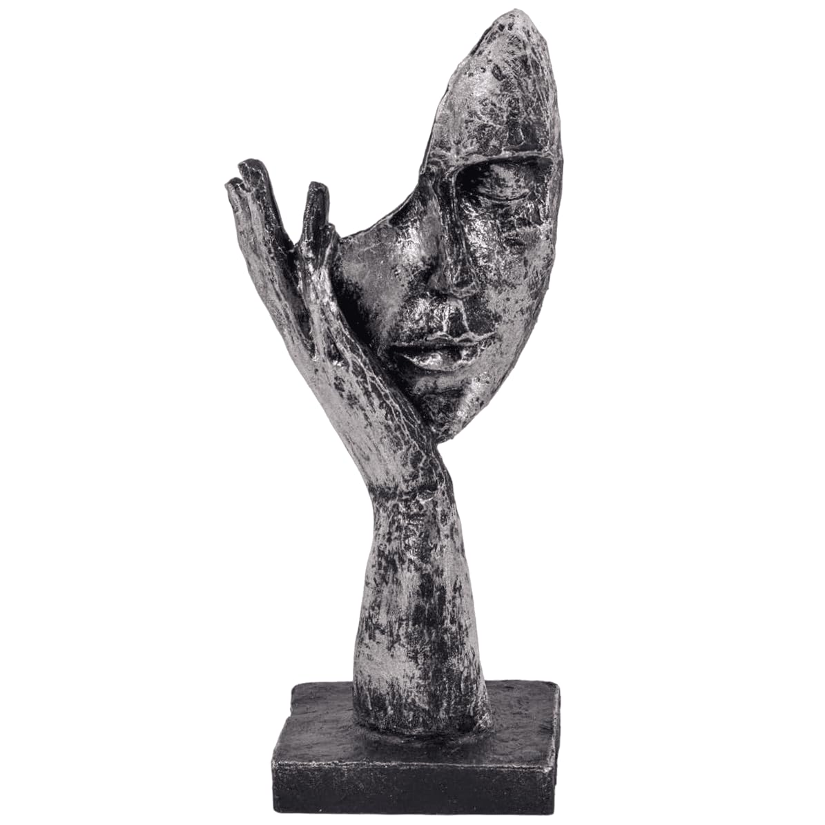 Abstrakte Gesichtsfiguren, Abstrakte Gesichtsskulptur, Hand- und Gesichtsstatue, Geschenk für Kunstliebhaber, Modernes Gesichtsdekor, Moderne Gesichtsskulptur, Moderne Gesichtsstatue, Gesichtsdekor, Gesichtsskulptur