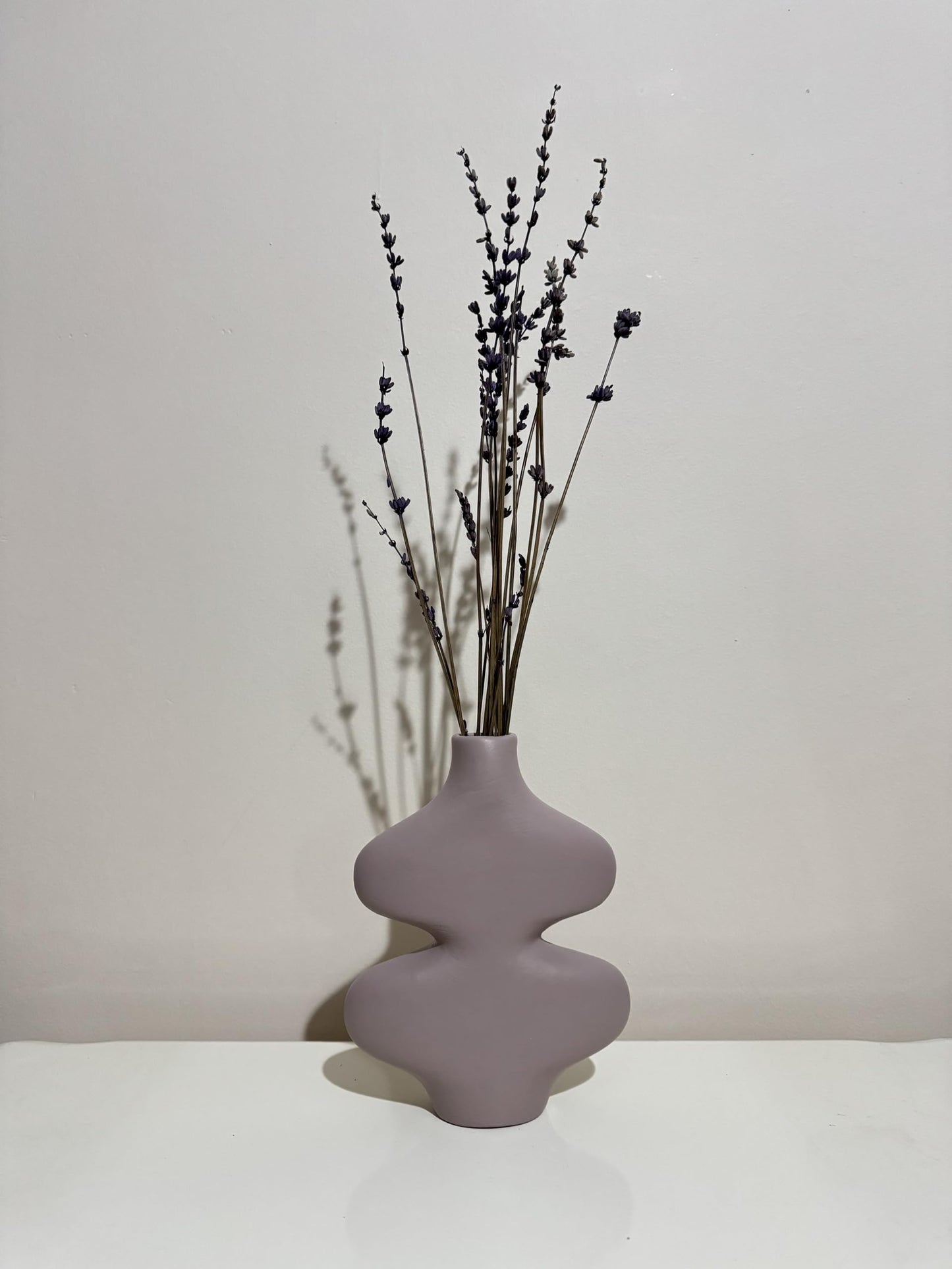 Wavy Ceramic Vase, Abstract decorative vase, Curved Design Vase, Abstract Art Decor, Ceramic Vase for Blooms, Home Accents, Wavy Vase, Abstract Vase, Curved Vase