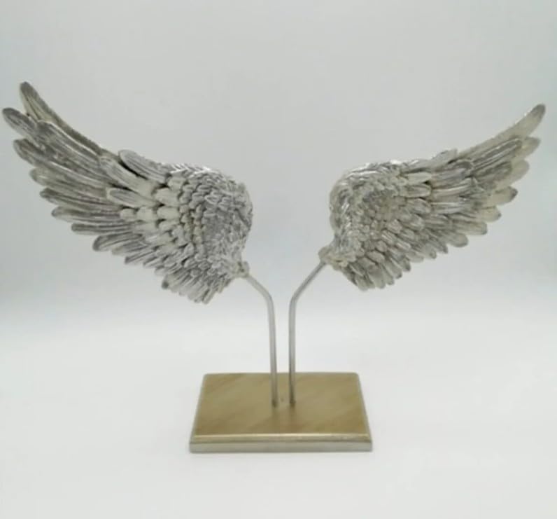 Angel Wings Sculpture, Decorative Wing Art, Wing Decor Accent, Angel Wings Desk Decor, Home Decor Gift, Angel Wings Sculpture