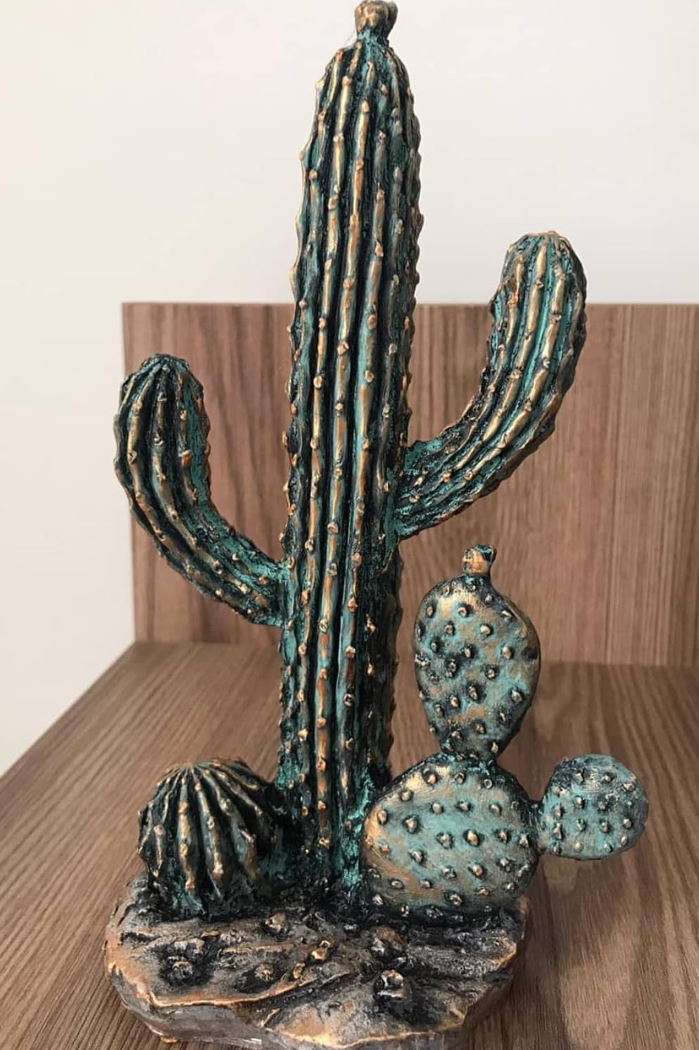 Decorative Cactus Statue, Polyester Cactus Decor, Cactus Statue, Cactus Home Decor, Artificial Cactus Art, Cactus Table Decor, Cactus Decor