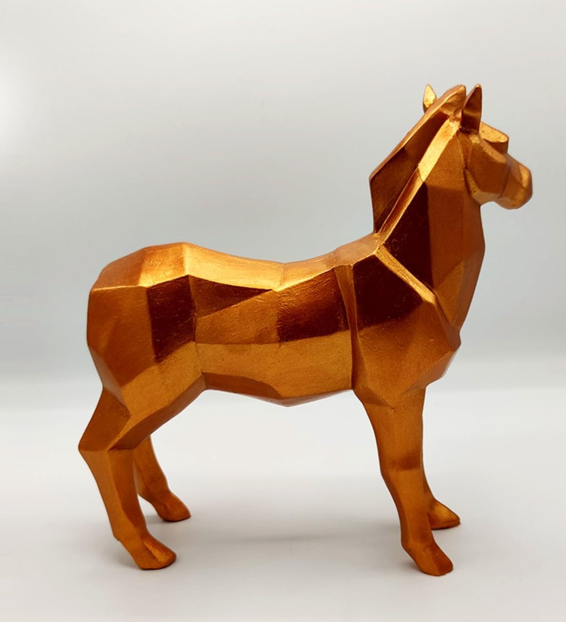 Zebra Statue, Geometric Zebra Sculpture, Cubic Zebra Statue, Abstract Zebra Sculpture, Zebra Figurine with Geometric Style, Zebra Sculpture