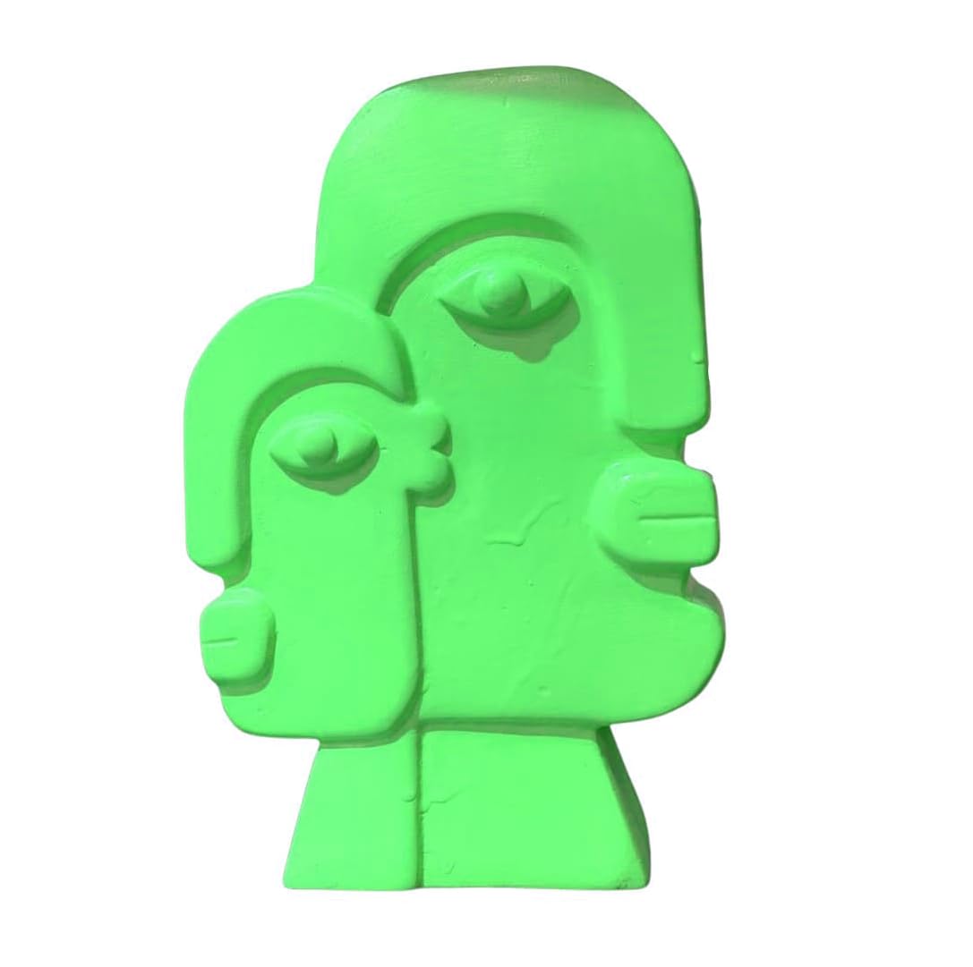 Ceramic Face Art Vase, Flower Face Vase, Abstract Face Sculpture, Nordic Style Vase, Nordic Rustic Decoration, Home Accents, Picasso Vase, Face Vase, Face Art Vase, Abstract Face Vase