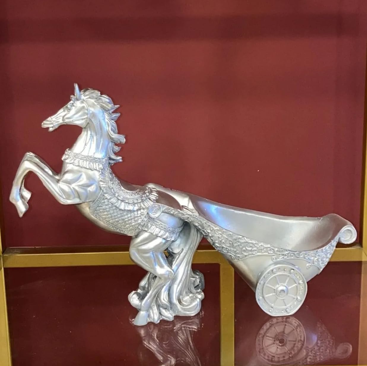 Luxury Horse Wine Rack, Horse Wine Holder, Horse Wine Rack Sculpture, Polyester Horse Wine Rack, Decorative Horse Wine Holder