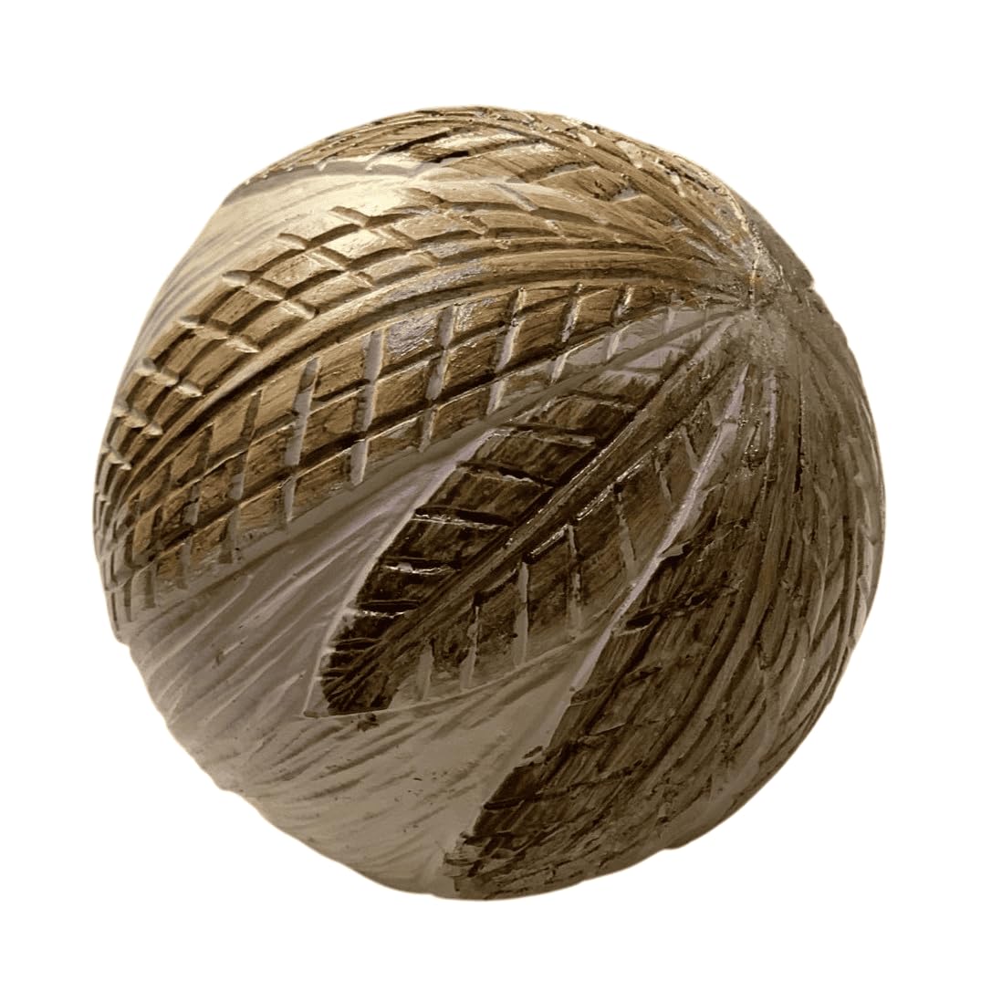 Decorative Textured Sphere, Round Accent Ball, Decorative Accent Ball, Modern Table Decor, Textured Sphere Decor, Geometric Art Ball