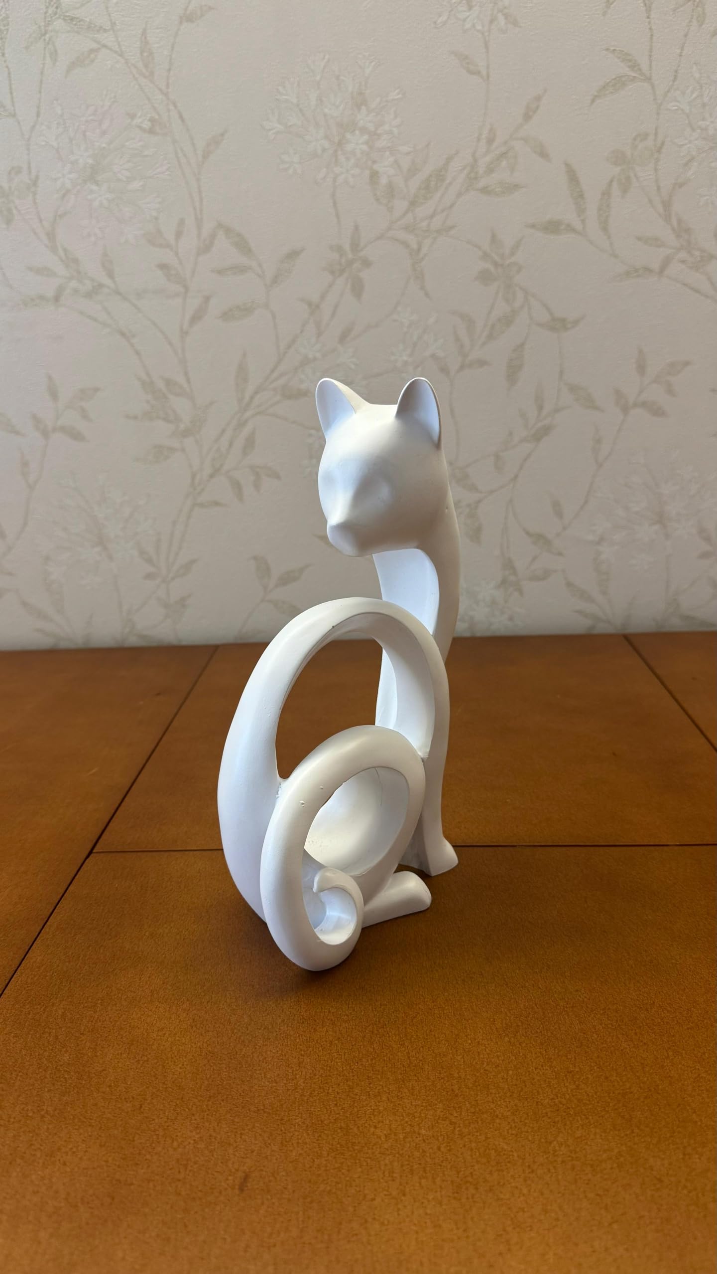 Abstract Cat Sculpture, Minimalist Cat Figurine, Geometric Cat Ornament, Cat Lover Gift, Home Accent, Geometric Cat Statue, Cat Sculpture, Cat Figurine
