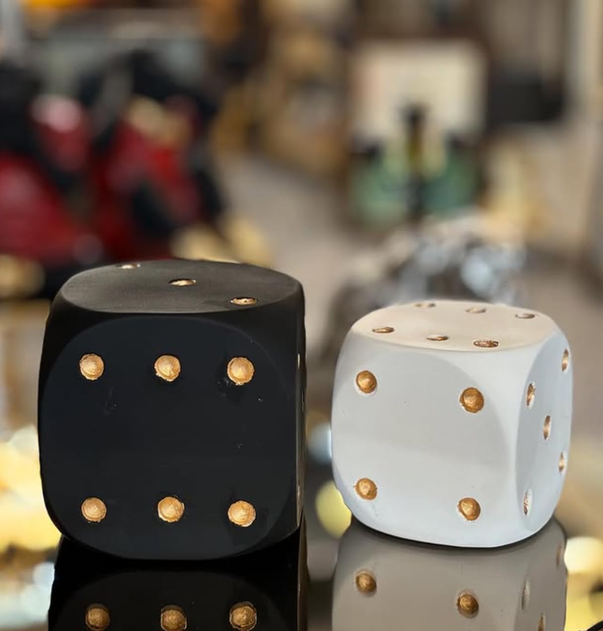 Decorative Dice Set, Unique Gaming Room Decor, Cool Car Decor, Polyester Dice Set, Dice Sculpture, Dice Decor, Dice Statue, Lucky Dice Decor, Lucky Dice Statue