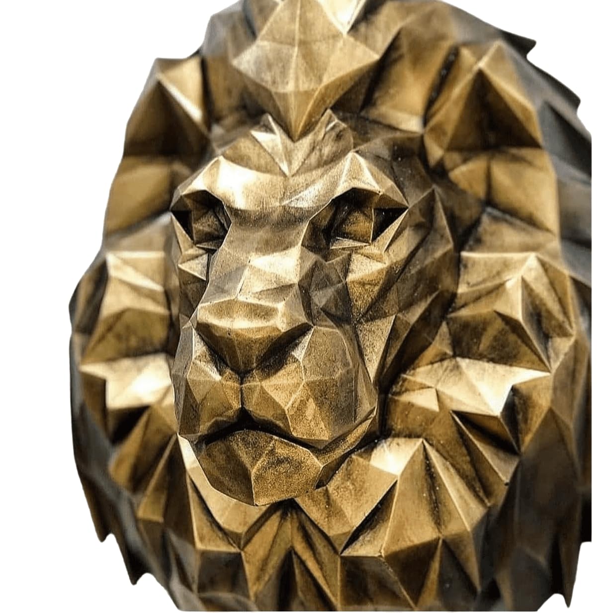 3D Lion Head Wall Sculpture, Geometric Lion Wall Art, Abstract Lion head Wall Decor, Lion Head Wall Decor, Lion Head Wall Sculpture, Lion Head Wall Statue, Lion Head Wall Decor