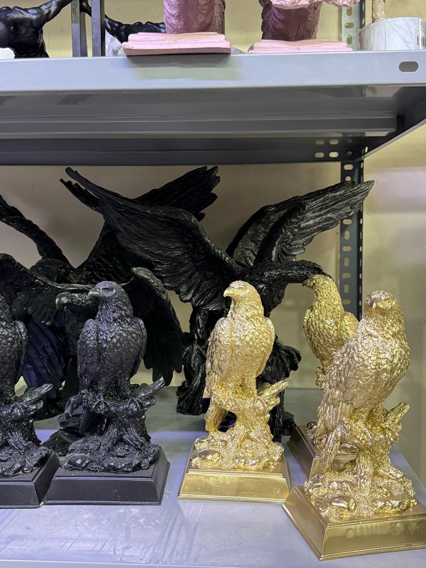 Majestic Bald Eagle Statue, Eagle Figurine Decor, Patriotic Eagle Sculpture, Wildlife Bird Decor, Eagle Figurine, Eagle Home Decor, Wildlife Bird Sculpture, Wildlife Bird Statue