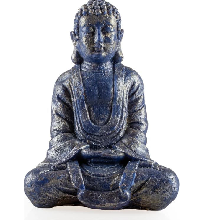 Meditating Buddha Statue, Polyester Buddha Figurine, Small Buddha Sculpture, Buddha Statue in Meditation Pose, Buddha Sculpture