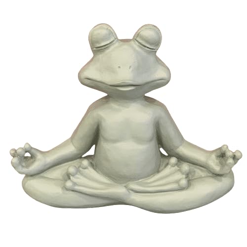 Yoga Frog Statue, Zen Meditation Frog Figurine, Outdoor Frog Sculpture, Yoga Frog Figurine, Meditation Frog Decor, Zen Garden Statue, Frog Decor, Frog Sculpture, Frog Statue, Frog Figurine