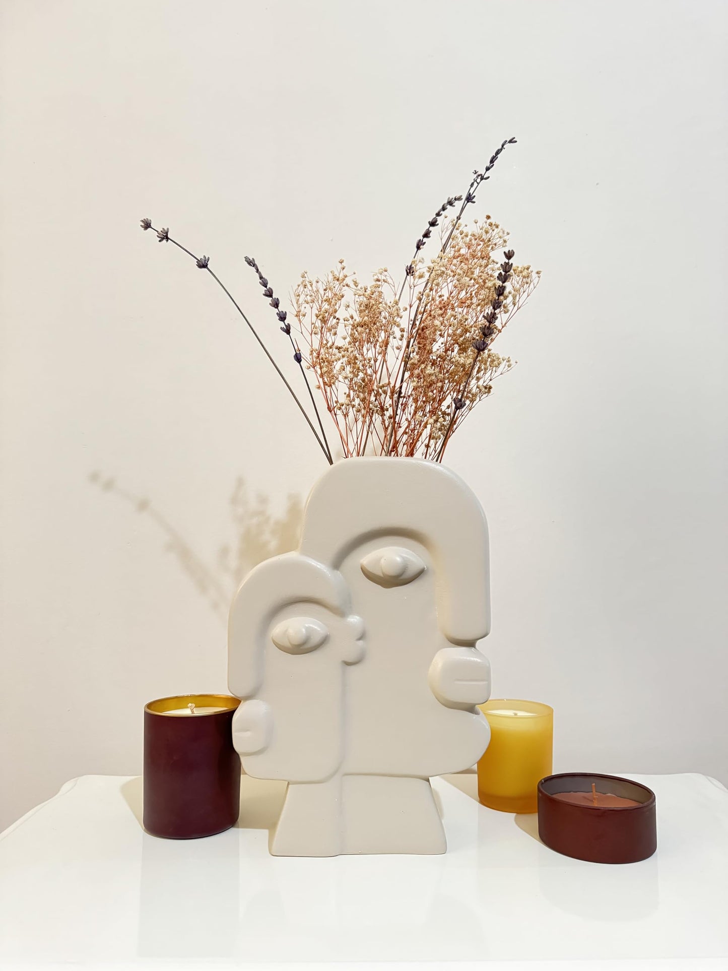 Ceramic Face Art Vase, Flower Face Vase, Abstract Face Sculpture, Nordic Style Vase, Nordic Rustic Decoration, Home Accents, Picasso Vase, Face Vase, Face Art Vase, Abstract Face Vase