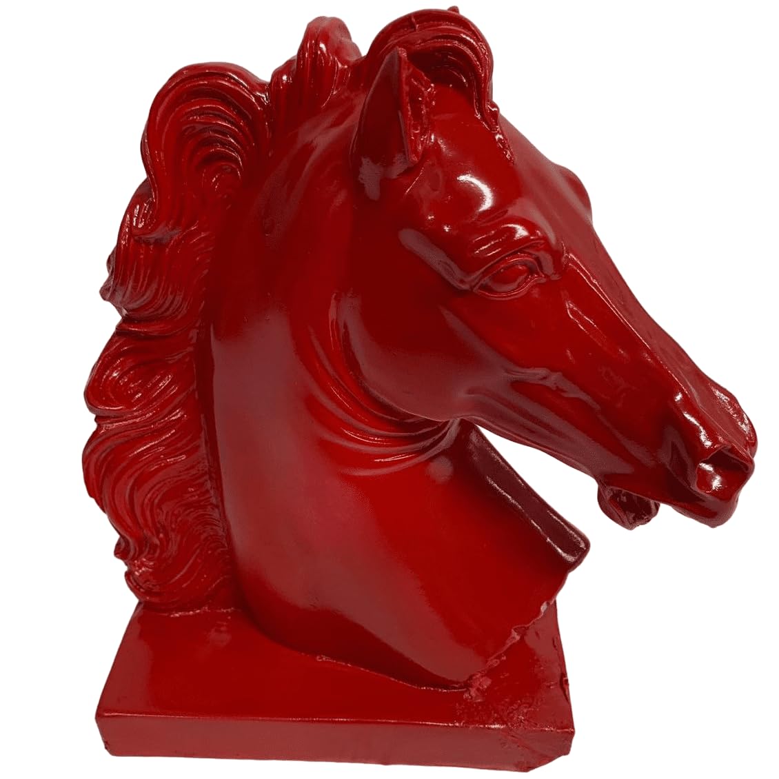 Horse Head Sculpture, Shelf Decoration Idea, Equestrian Home Decor, Handcrafted Equestrian Horse Statue, Horse Bust Ornament