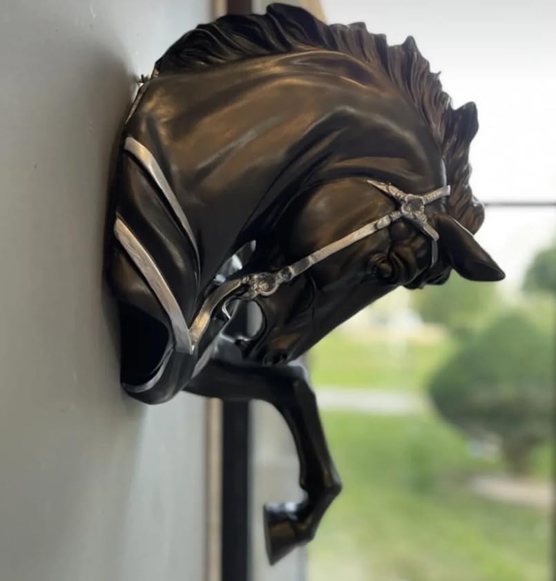 Horse Head Wall Sculpture, Horse Head Wall Decor , Equestrian Wall Decor, Gift For Horse Lovers, Horse Wall Sculpture, Horse Wall Decor