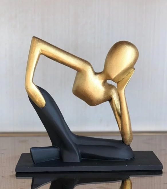 Abstract Thinker Statue, Modern Thinker Statue, Polyester Thinker Figurine, Thinker Man Decor, Thinker Statue, Thinker Sculpture, Thinker Man Sculpture, Thinker Man Statue